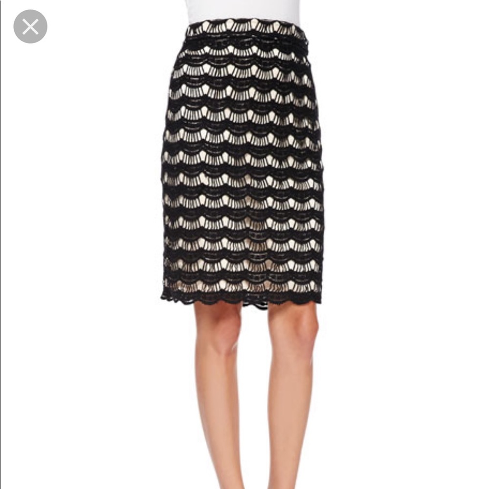 Kate spade scallop lace skirt